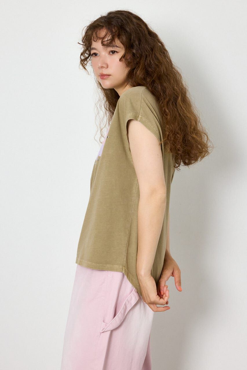 RODEO CROWNS「ロゴスタッズトップス」|Tシャツ・カットソー|