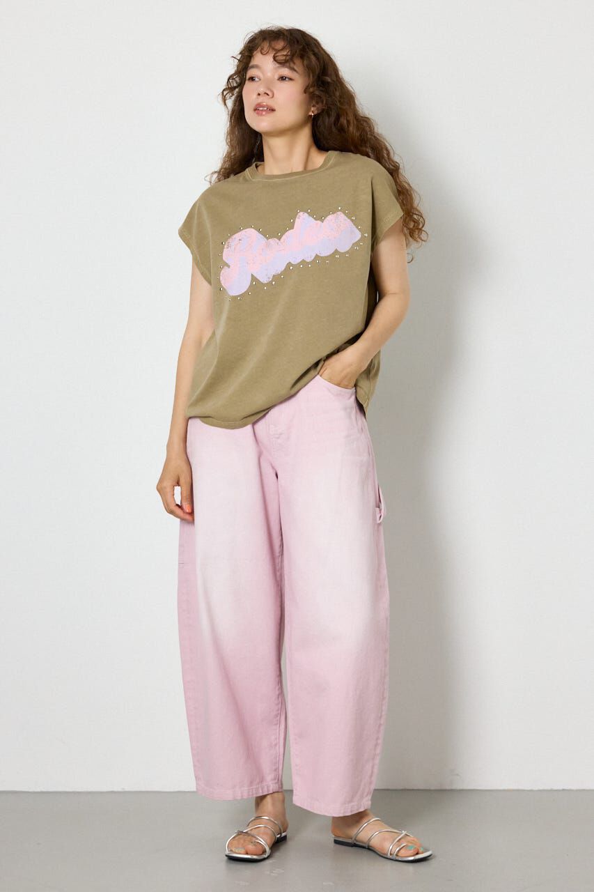 RODEO CROWNS「ロゴスタッズトップス」|Tシャツ・カットソー|