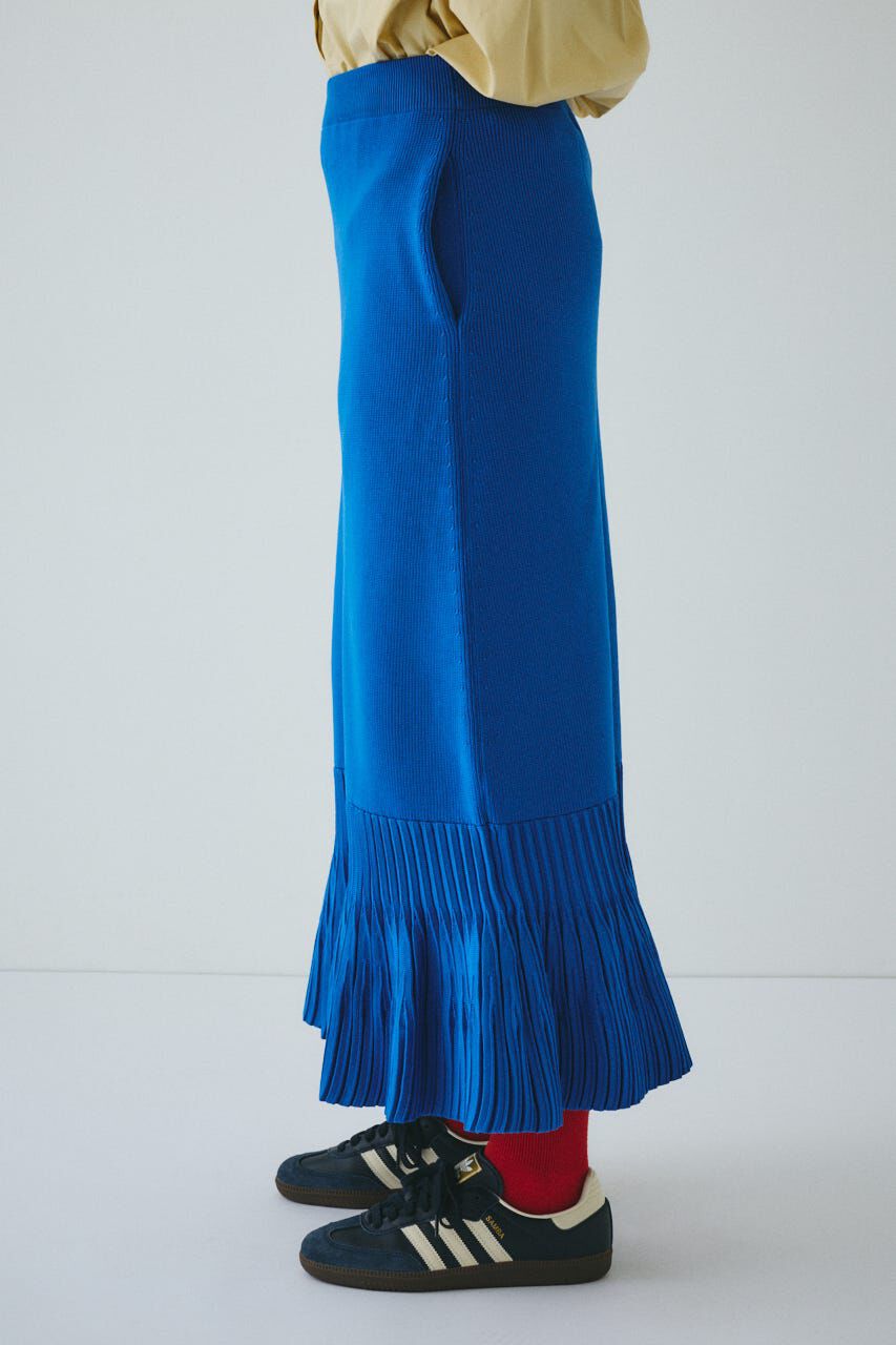 HeRIN.CYE「Pleated hem knit skirt」|スカート|