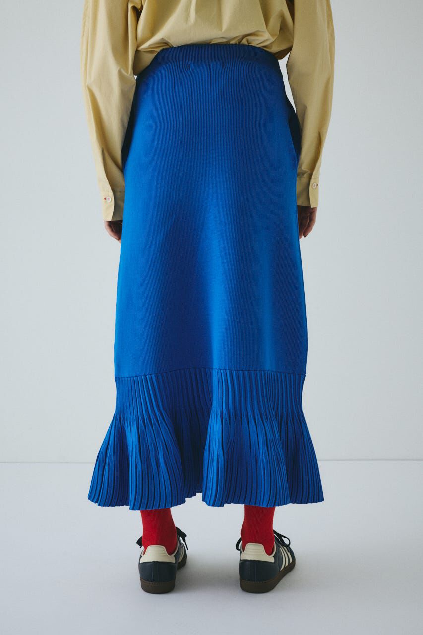 HeRIN.CYE「Pleated hem knit skirt」|スカート|