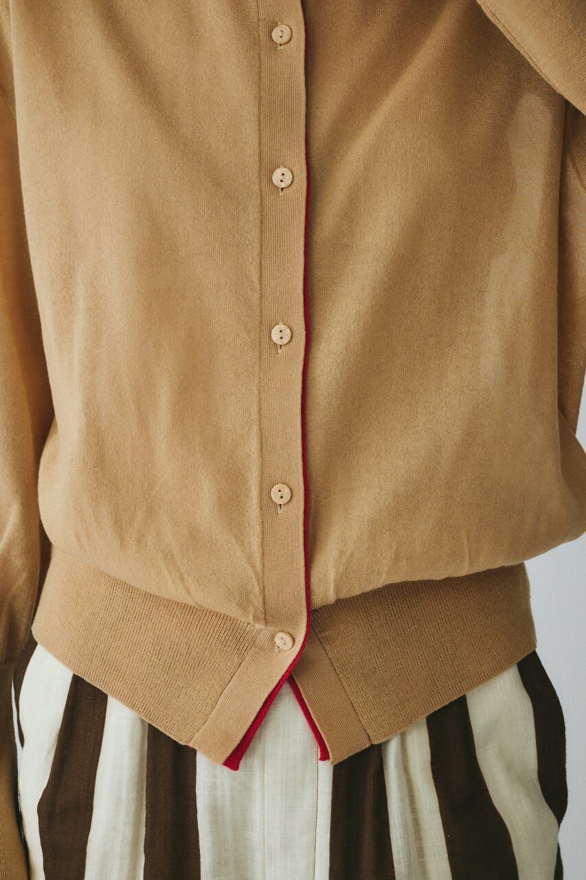 HeRIN.CYE「Double end cardigan」|カーディガン|