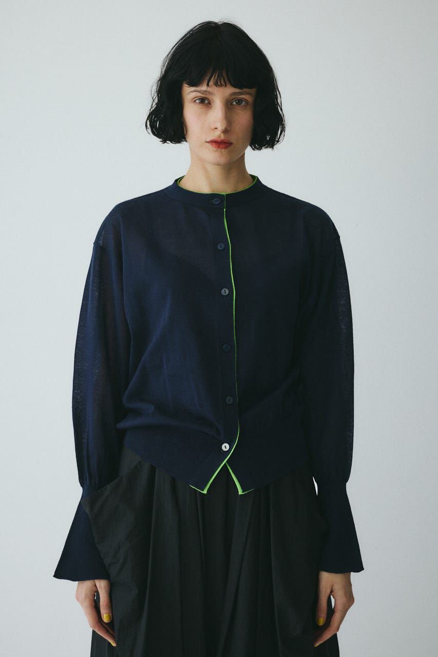 HeRIN.CYE「Double end cardigan」|カーディガン|NVY