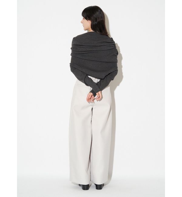 ELENDEEK「ASYMMETRY DRAPE KT」|ニット・セーター|