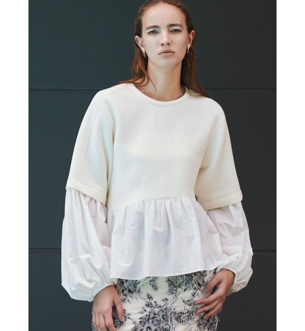ELENDEEK「TAFFETA PEPLUM CS」|Tシャツ・カットソー|