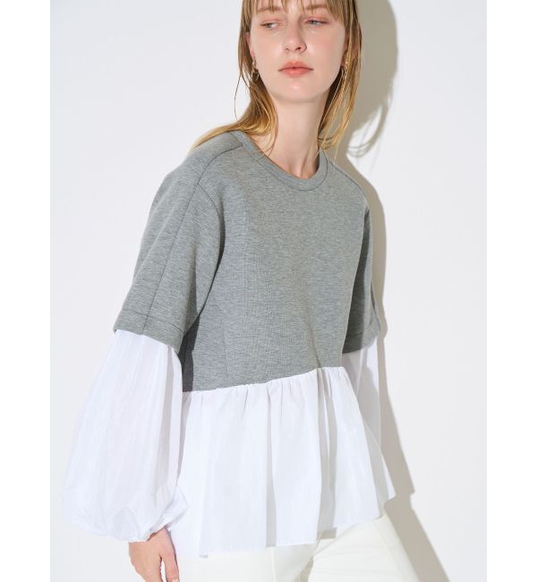 ELENDEEK「TAFFETA PEPLUM CS」|Tシャツ・カットソー|