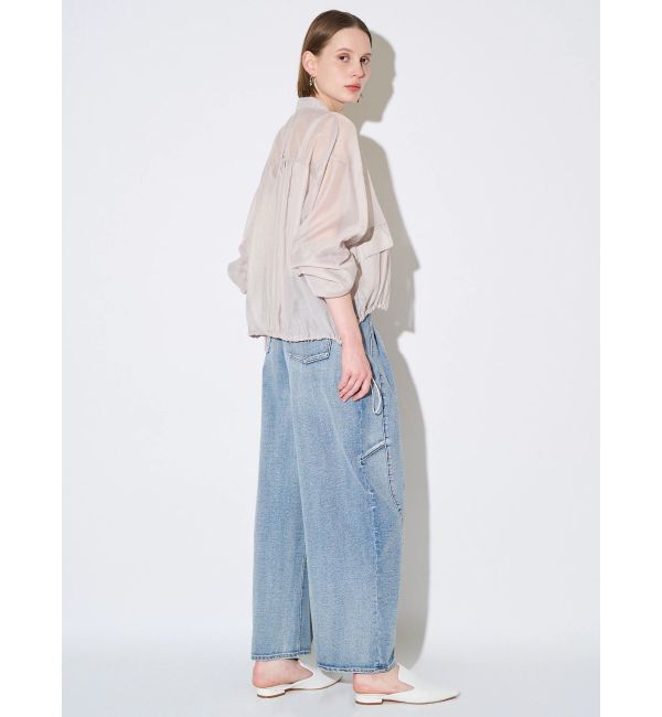 ELENDEEK「PANEL TUK DENIM WIDE PT」|デニム|