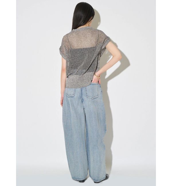 ELENDEEK「PANEL TUK DENIM WIDE PT」|デニム|