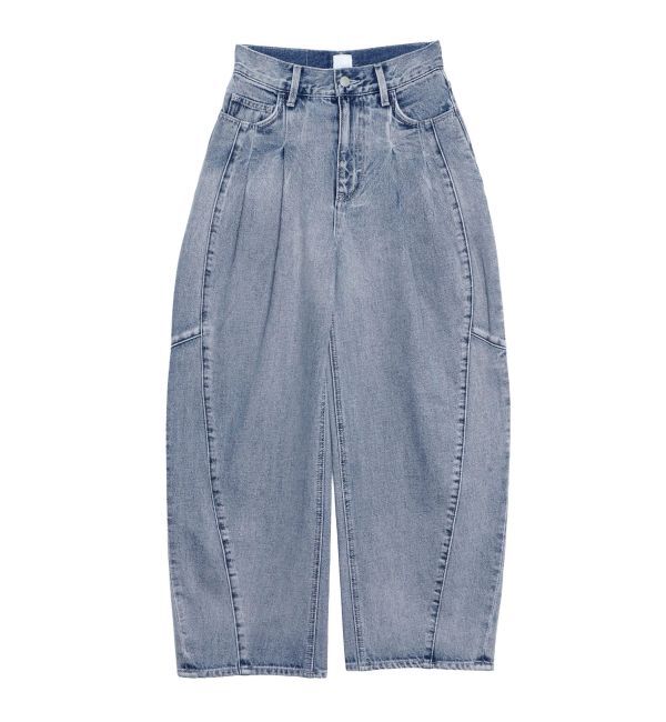 ELENDEEK「PANEL TUK DENIM WIDE PT」|デニム|