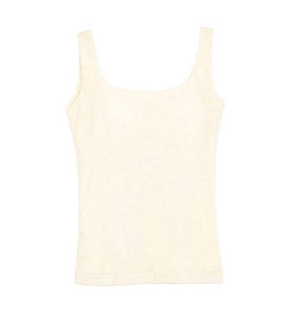 ELENDEEK「FROCKY TULLE PAD TANK」|タンクトップ|
