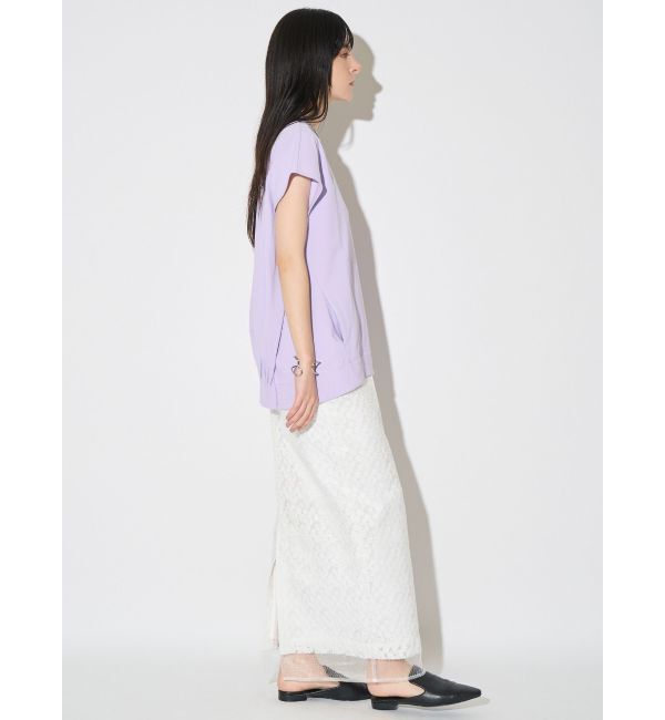 ELENDEEK「EMBROIDERY I-LINE SK」|スカート|