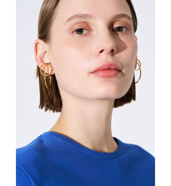 ELENDEEK「CIRCLE EAR CUFF」|イヤーカフ|ゴールド