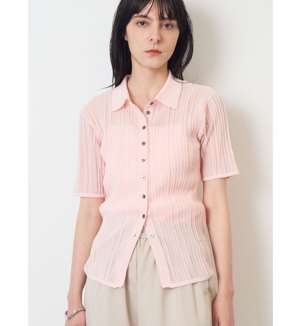 ELENDEEK「SHEER PLEATS KT TOP」|ニット・セーター|