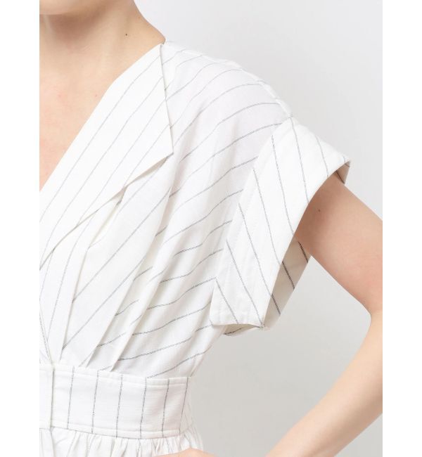 ELENDEEK「OPEN COLLAR SHIRT OP」|ワンピース|