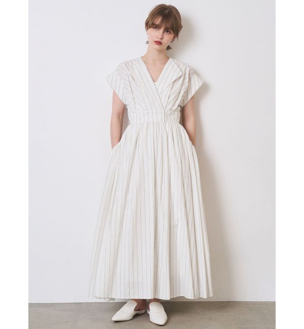 ELENDEEK「OPEN COLLAR SHIRT OP」|ワンピース|