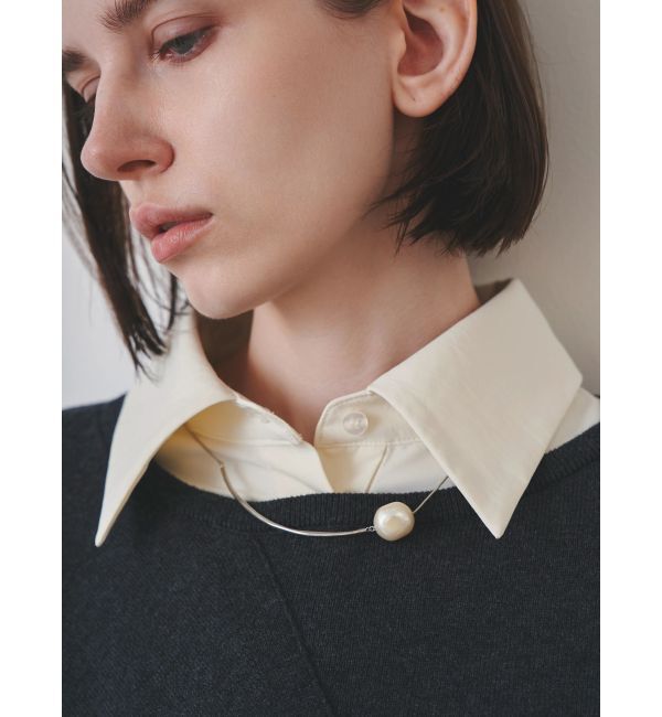 ELENDEEK「PEARL SLIDER NECKLACE」|ネックレス|