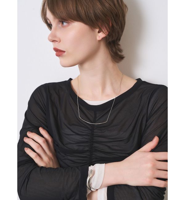 ELENDEEK「PEARL SLIDER NECKLACE」|ネックレス|