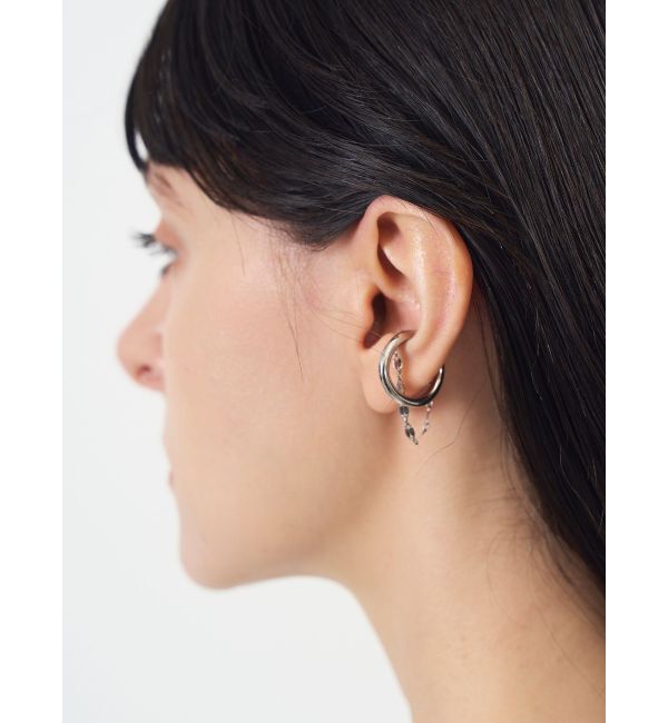 ELENDEEK「ASYMMETRY HOOP EAR CUFF」|イヤーカフ|