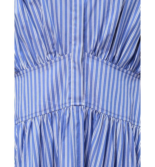ELENDEEK「ROUND SLEEVE GATHER OP」|ワンピース|
