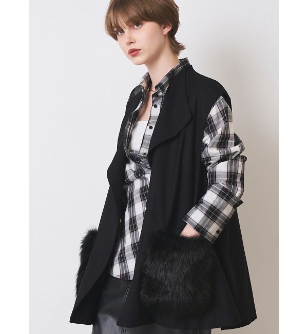 ELENDEEK「FUR POCKET SLEEVELESS CT」|その他|