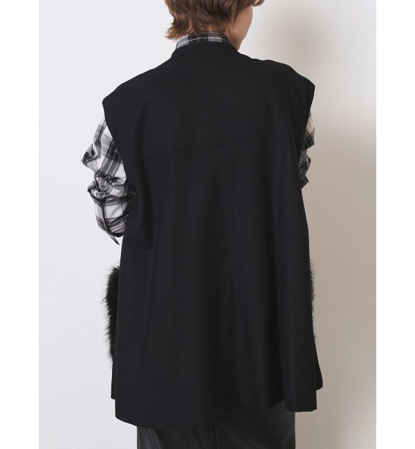ELENDEEK「FUR POCKET SLEEVELESS CT」|その他|