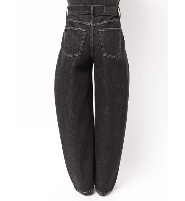 ELENDEEK「PANEL TUCK DENIM WIDE PT」|デニム|