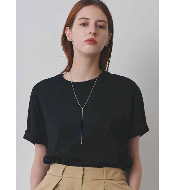 ELENDEEK「ROLL UP T CS」|Tシャツ・カットソー|ブラック