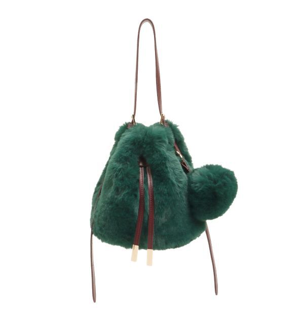 ELENDEEK「FUR BON BON CHARM BAG」|ショルダー・メッセンジャー|