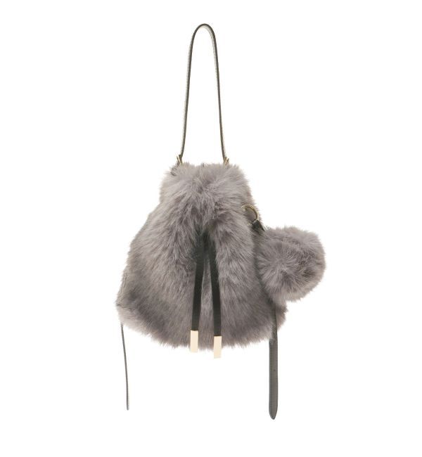 ELENDEEK「FUR BON BON CHARM BAG」|ショルダー・メッセンジャー|