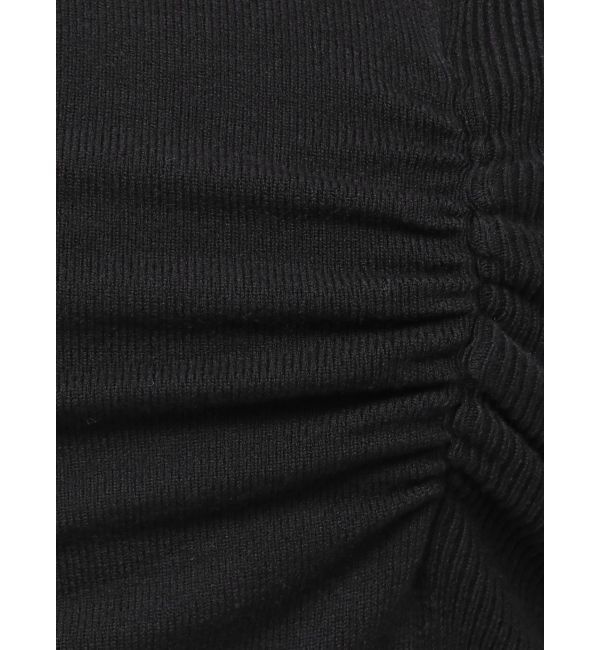 EMODA「CHOKER GATHER LONG SLEEVE KNIT」|ニット・セーター|