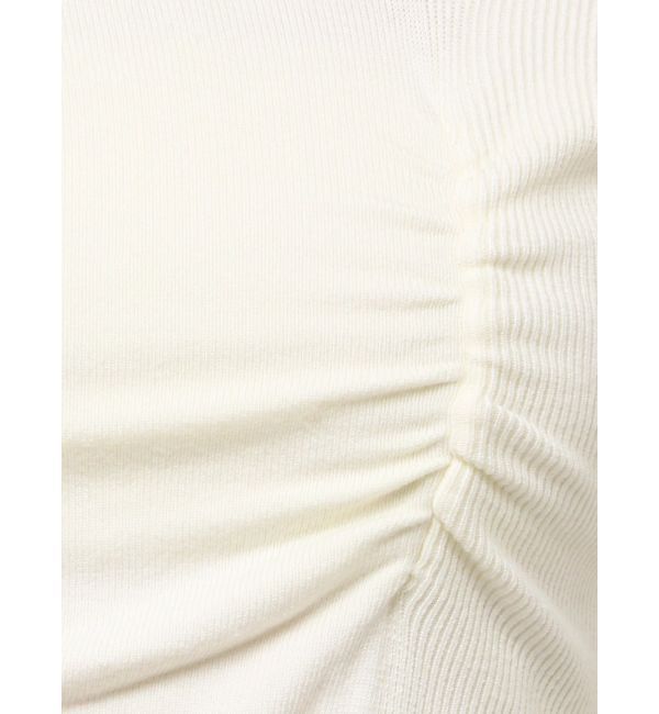 EMODA「CHOKER GATHER LONG SLEEVE KNIT」|ニット・セーター|