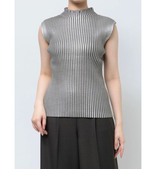 LAGUNAMOON「フォイルリブニットプルオーバー」|ニット・セーター|