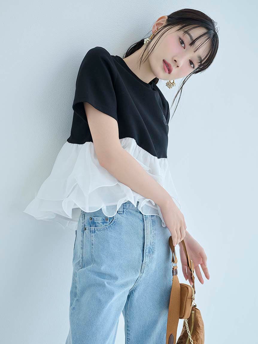 SNIDEL「ストレートデニム」|デニム|