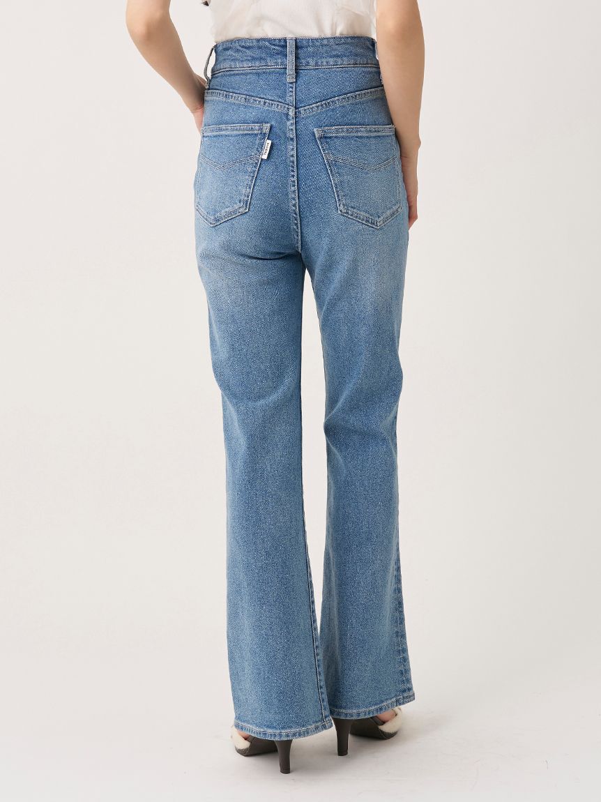 SNIDEL「【STYLE UP PANTS】フレアパンツ」|デニム|