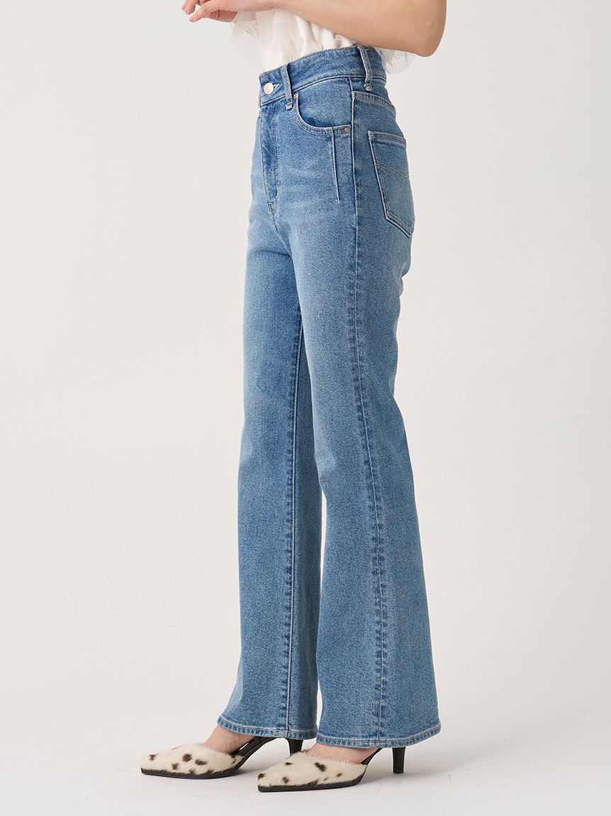 SNIDEL「【STYLE UP PANTS】フレアパンツ」|デニム|