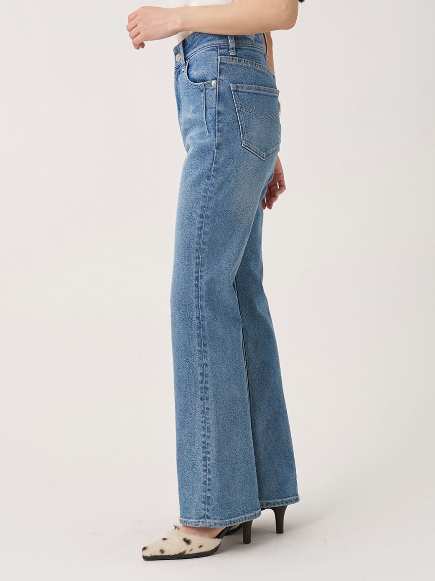 SNIDEL「【STYLE UP PANTS】フレアパンツ」|デニム|