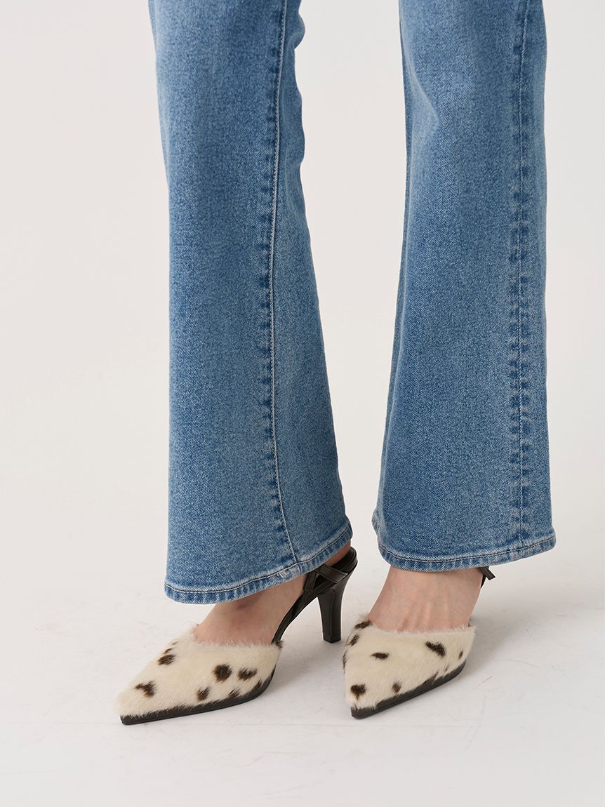 SNIDEL「【STYLE UP PANTS】フレアパンツ」|デニム|