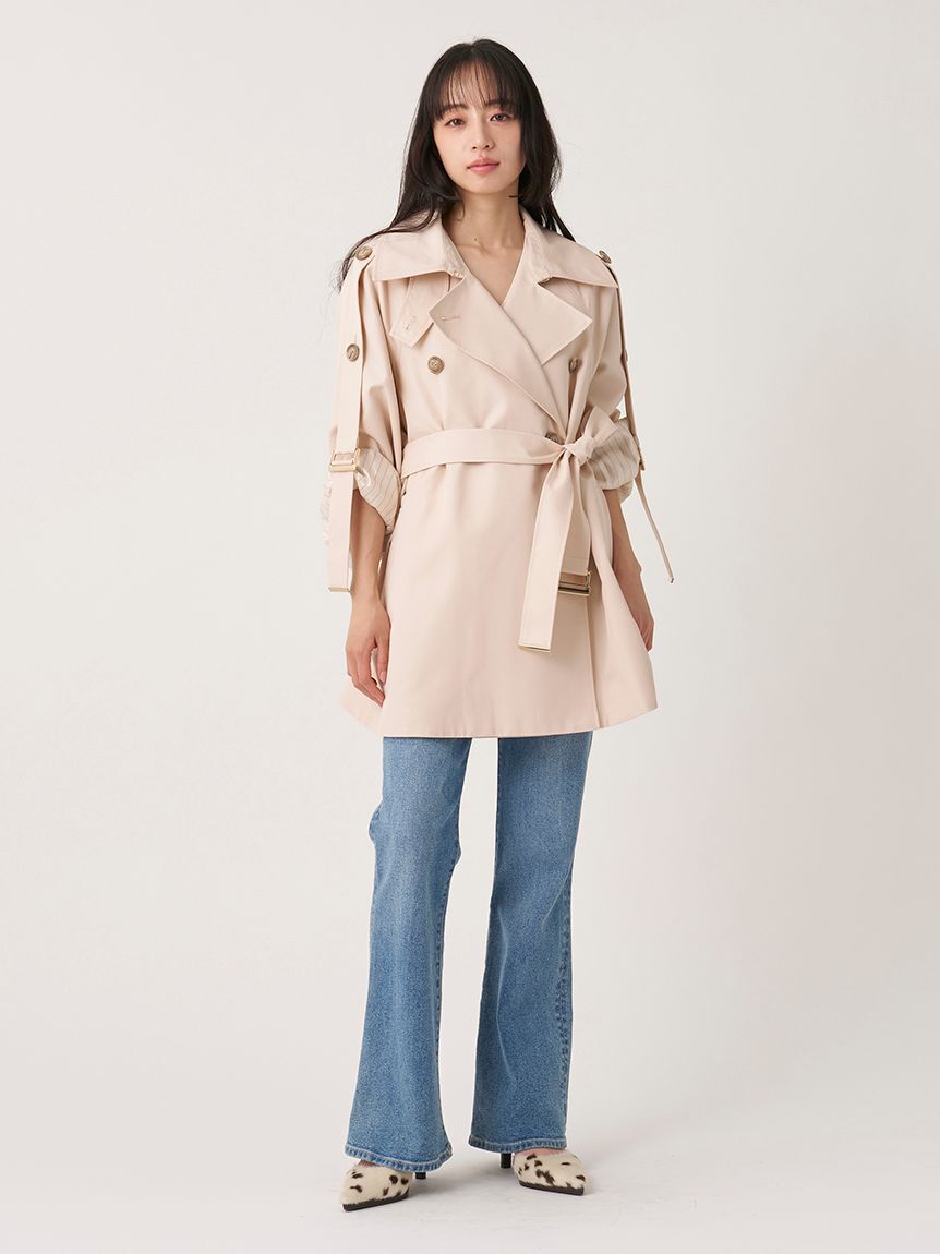 SNIDEL「【STYLE UP PANTS】フレアパンツ」|デニム|