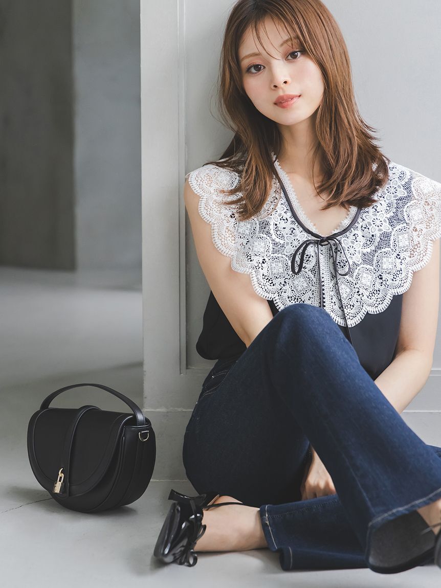 SNIDEL「【STYLE UP PANTS】フレアパンツ」|デニム|