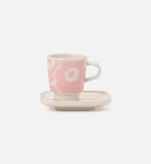 Marimekko「【日本限定】Unikko エスプレッソカップ＆プレート」|その他|ピンク&times;ホワイト