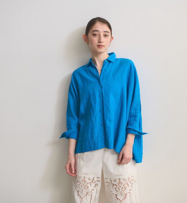 UNITED ARROWS「リネン ドルマン シャツ ‐ウォッシャブル‐」|シャツ・ブラウス|