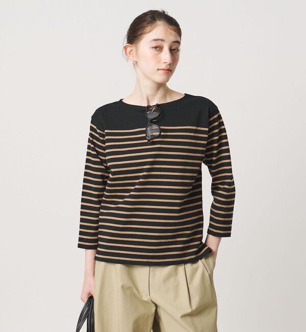 UNITED ARROWS「【別注】＜TICCA＞ボーダー バック レースアップ カットソー ‐united LOVE project 2026」|Tシャツ・カットソー|