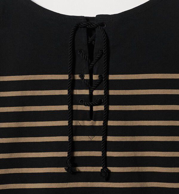 UNITED ARROWS「【別注】＜TICCA＞ボーダー バック レースアップ カットソー ‐united LOVE project 2026」|Tシャツ・カットソー|
