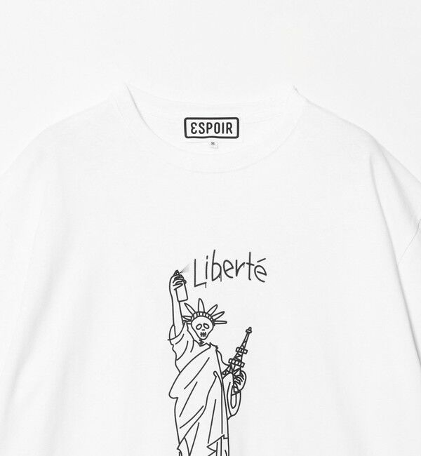 BEAUTY&YOUTH UNITED ARROWS「＜ESPOIR＞Statue of Liberty Tシャツ」|Tシャツ・カットソー|