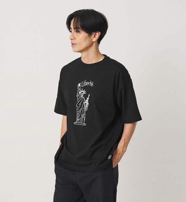 BEAUTY&YOUTH UNITED ARROWS「＜ESPOIR＞Statue of Liberty Tシャツ」|Tシャツ・カットソー|BLACK
