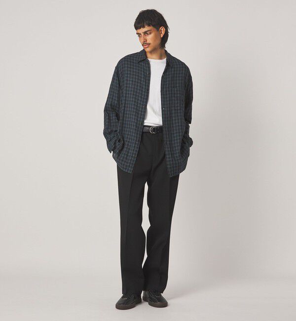 STEVEN ALAN「＜Steven Alan＞ CC ガーゼ マドラスチェック レギュラーカラー シャツ LOOSE」|シャツ・ブラウス|
