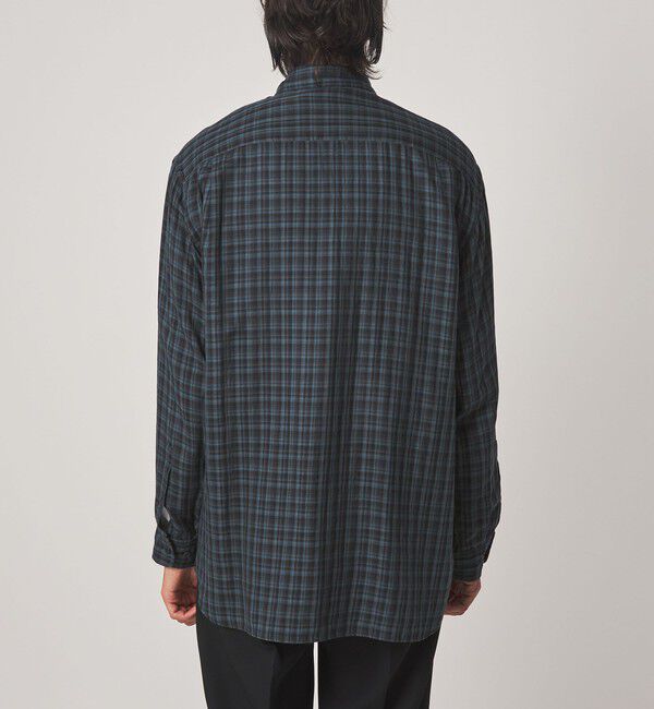 STEVEN ALAN「＜Steven Alan＞ CC ガーゼ マドラスチェック レギュラーカラー シャツ LOOSE」|シャツ・ブラウス|