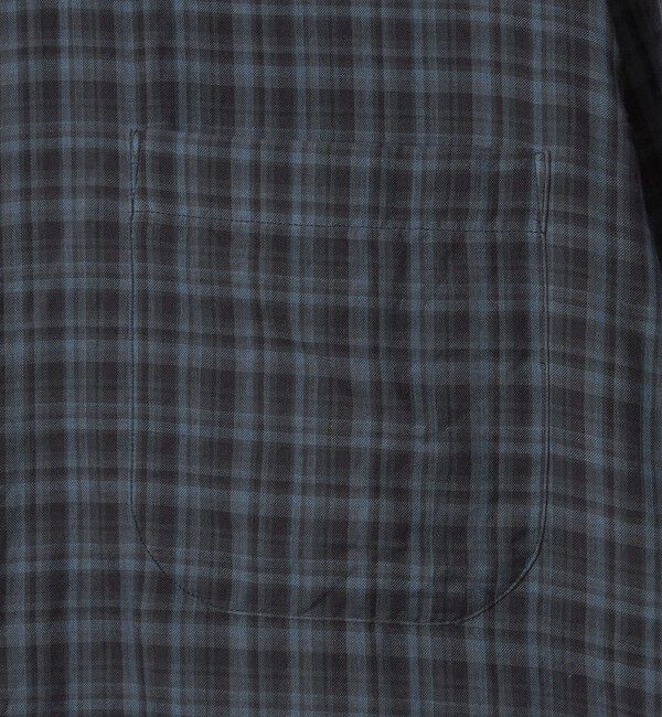 STEVEN ALAN「＜Steven Alan＞ CC ガーゼ マドラスチェック レギュラーカラー シャツ LOOSE」|シャツ・ブラウス|