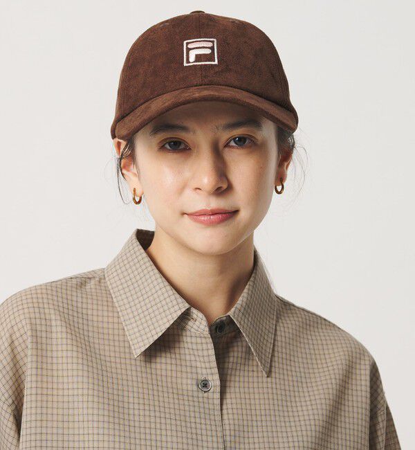 BEAUTY&YOUTH UNITED ARROWS「【別注】＜FILA＞スエードライク ロゴ キャップ」|キャップ・キャスケット|
