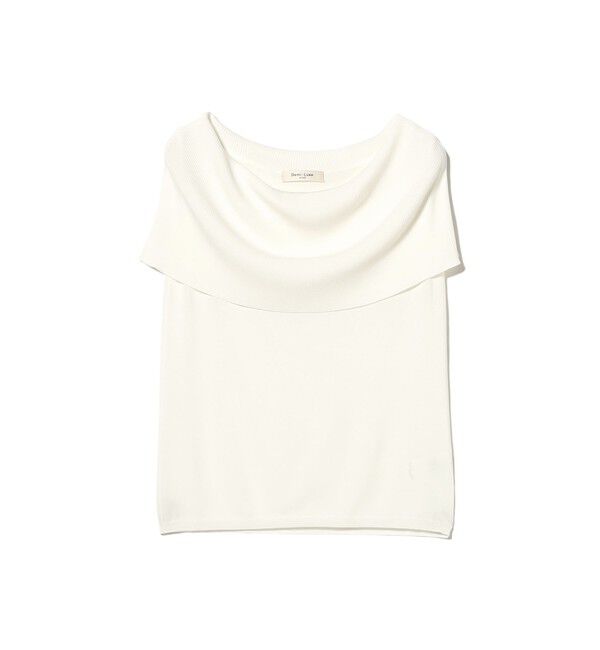 Demi-Luxe BEAMS 「オフショルダー ノースリーブ プルオーバーニット」|ニット・セーター|