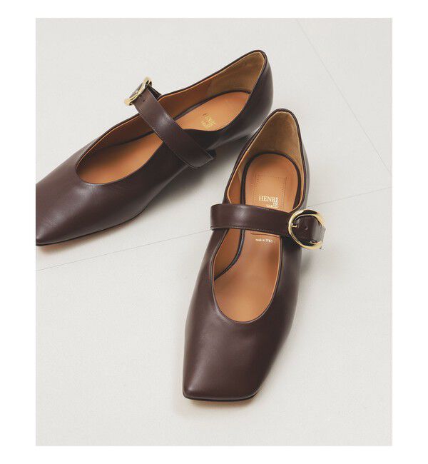 Demi-Luxe BEAMS 「HENRI EN VARGO /  Halle メリージェーン パンプス」|パンプス|DARK.BROWN